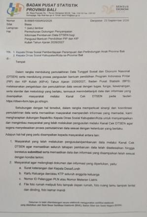DUKUNG PENYAMPAIAN INFORMASI PEMBARUAN DATA DTSEN BAGI PENGUSUL BANTUAN PENDIDIKAN PIP DAN KIP 